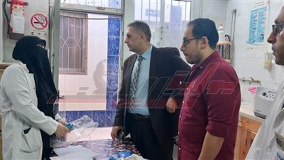 د. محمد أبوالسعد يتفقد مستشفى الجلدية والجذام بكفر الشيخ