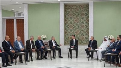 الرئيس السوري يلتقي وفد اتحاد المهندسين العرب لبحث أوجه التعاون ومقترحات إعادة إعمار سوريا