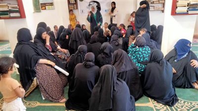 واعظات أوقاف مطروح في قافلة دعوية لفقه إتقان الصلاة والطهارة بقرى براني والنجيلة 