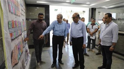 محافظ المنيا يحيل المتغيبين بمستشفى الرمد بسمالوط للتحقيق؛ لتقصيرهم ويتابع أعمال تطوير مستشفى الحميات..