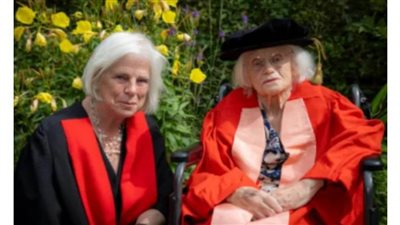 عاجل.. فيزيائية بريطانية تحصل على الدكتوراه في عمر 98 عاما