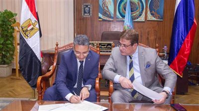 بالصور.. مذكرة تفاهم بين جامعتى طنطا والأورال الفيدرالية الروسية