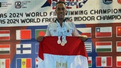 لاعب القوات المسلحة محمد طارق يحقق إنجازاً رياضياً في بطولة العالم للسباحة بدولة صربيا