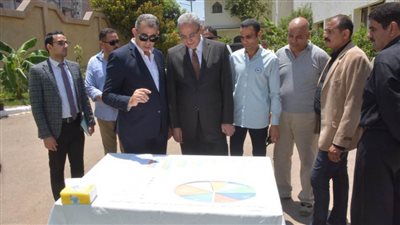 محافظ الغربية يتفقد شركة مياه الشرب ومديرية الطرق والنقل (صور)