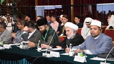 وزير الأوقاف يلقى كلمة مصر في مؤتمر القيم الدينية بروسيا 