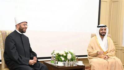 وزير الأوقاف يلتقي رئيس الهيئة العامة للشؤون الإسلامية والأوقاف والزكاة بدولة الإمارات