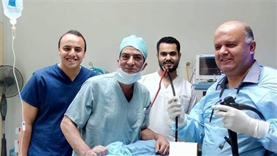 استخراج فرشاة أسنان من معدة فتاة بمستشفى المنصورة التخصصي 