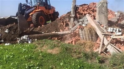 إزالة 211 ضمن المرحلة الأولى من الموجة 23 لإزالة التعديات ببني سويف