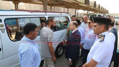  تشديد الحملات على سيارات ومركبات نقل الركاب بكفر الشيخ