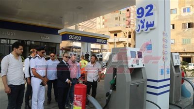 متابعة مستمرة لمحطات وقود كفر الشيخ للتصدي لأي مخالفات