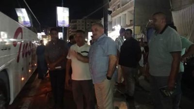 حملات ليلية بشارع الإسكندرية والكورنيش الشرقي لرفع الإشغالات المخالفة  