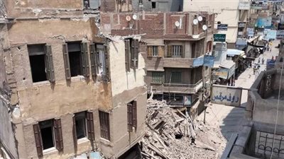 انهيار عقار قديم بمحافظة الدقهلية  