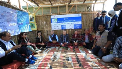 محافظ كفر الشيخ والسفير الياباني يتفقدان مشروع 