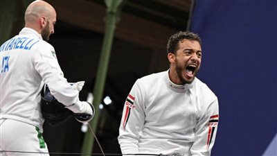 محمد السيد يواجه بطل فرنسا في نصف نهائي سلاح المبارزة بأولمبياد باريس