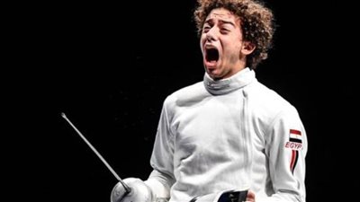 ذكرى جيدة لـ محمد السيد قبل مواجهة بطل فرنسا نصف نهائي المبارزة