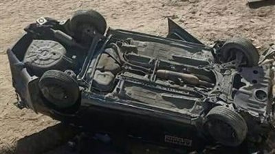 إصابة 4 أشخاص في حادث انقلاب سيارة ملاكي بنصر النوبة بأسوان