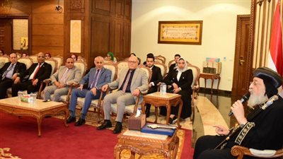 في لقاء الأول من نوعه.. البابا تواضروس يستقبل طلاب جامعة سوهاج