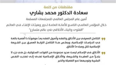 خاص .. ملخص  الورقة البحثية للمجلس العالمي للمجتمعات المسلمة بالمؤتمر الدولي التاسع للإفتاء