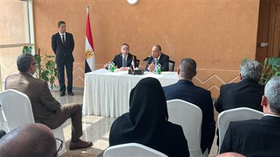 وزير الخارجية يعقد لقاءً مع رموز الجالية المصرية في قطر