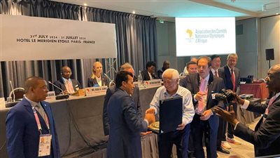 الانوكا تكرم دكتور أشرف صبحي وزير الشباب والرياضة