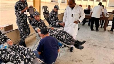 بمشاركة رجال الشرطة.. حملة للتبرع بالدم بمديرية أمن أسيوط