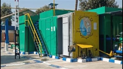 مياه سوهاج: وحدة مياه نقالي مرشحة بمحطة أولاد الشيخ بدارالسلام