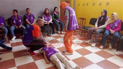 كفر الشيخ: دورة الإسعافات الأولية لأعضاء أندية التطوع بشباب دسوق