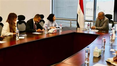 وزير الكهرباء يبحث مع وفد بنك إعادة الإعمار والتنمية الأوروبي سبل التعاون المشترك