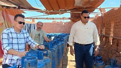 ضبط 5 مصانع طوب بكوم حمادة لاستخدامها أسطوانات غاز تجارية فى حرق الطوب الطفلى 