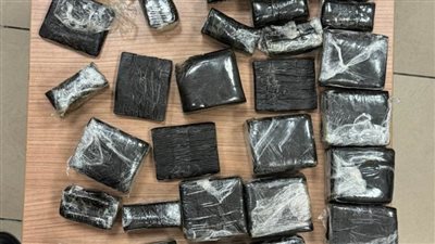 ضبط تاجر حاول تهريب مواد مخدرة ومبالغ مالية بميناء القاهرة الجوي