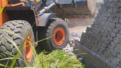 إزالة 102حالة بناء مخالف وتعدٍ على الزراعات في الغربية 