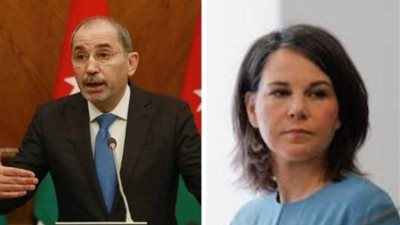 وزير الخارجية الأردني ونظيرته الألمانية يبحثان هاتفياً خطوات وقف التصعيد في غزة