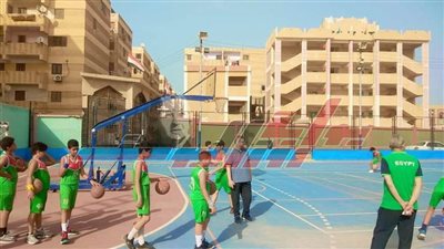 استمرار تدريبات كرة السلة بنادي ميت علوان الرياضي بكفر الشيخ 