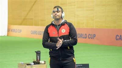 عمر هشام ينهي تصفيات 25م مسدس ضغط في المركز الـ 21