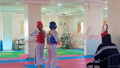 تدريبات ناشئي تايكوندو دسوق ضمن المشروع القومي للموهبة بكفر الشيخ