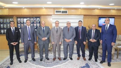 رئيس مجلس الدولة يستقبل رئيس نادي قضاة مجلس الدولة بطنطا لتقديم التهنئة