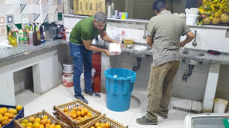 حملات على منشات غذائية