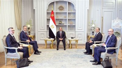 الرئيس السيسي يستقبل وزير الخارجية التركي