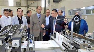 محافظ سوهاج يتفقد المنطقة الصناعية بحي الكوثر