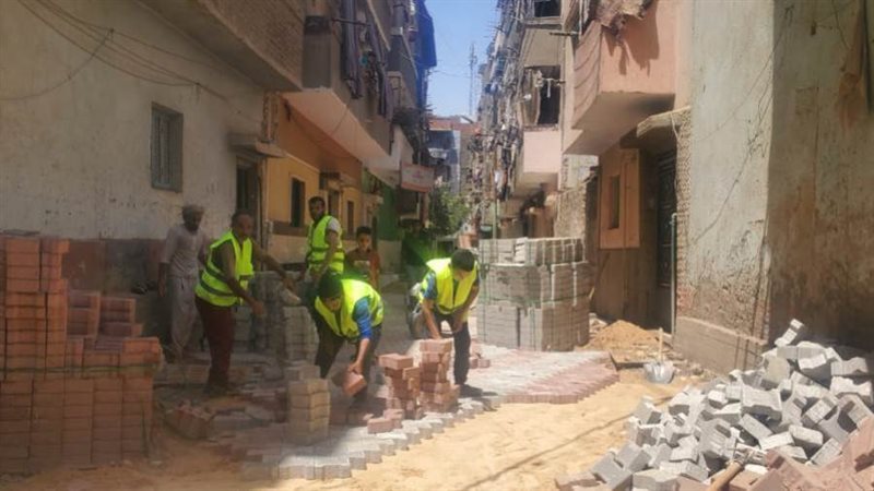 تركيب بلاط الإنترلوك