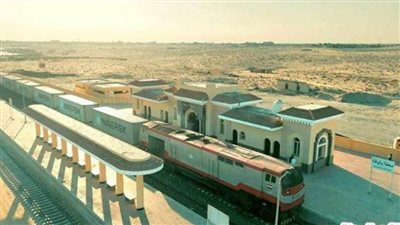 عبور أول قطار لنقل حاويات الترانزيت من 