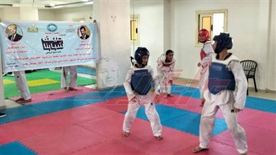 تدريبات ناشئى تايكوندو دسوق ضمن المشروع القومي للموهبة بكفر الشيخ