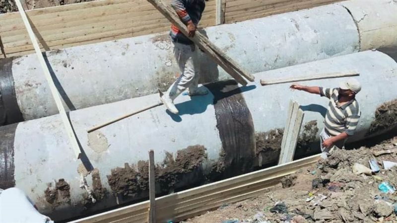 تغطية ترعة البسيونى