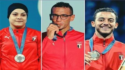 رئيس اللجنة الأولمبية يهدي ذهبية الجندي وفضية سارة بالأولمبياد للقيادة السياسية والشعب والمصري 
