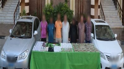سقوط تشكيل عصابي بالقليوبية بحوزتهم مخدرات  تقدر قيمتها بـأكثر من 6 مليون جنيه