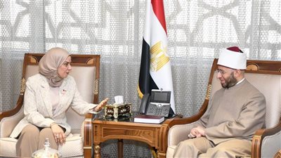 وزير الأوقاف يستعرض مع سفيرة مملكة البحرين بالقاهرة آفاق التعاون المشترك