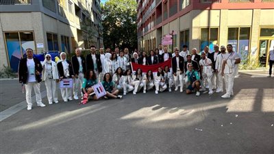 بعثة مصر تستعد للتوجه لحفل الختام