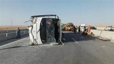 عودة الحركة المرورية بالطريق الدائري عقب وقوع حادث وإصابة 8 أشخاص بالقليوبية 