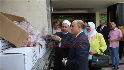 توزيع 2 طن لحوم صكوك الأضاحي للأسر الأولى بالرعاية بمراكز كفر الشيخ
