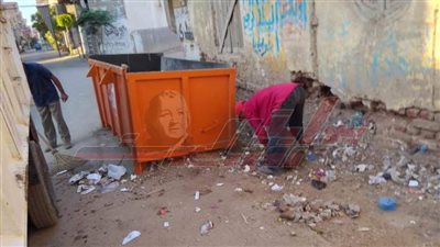 رفع كفاءة منظومة الإنارة وحملات نظافة مكثفة وتأهيل الطرق ببيلا بكفر الشيخ